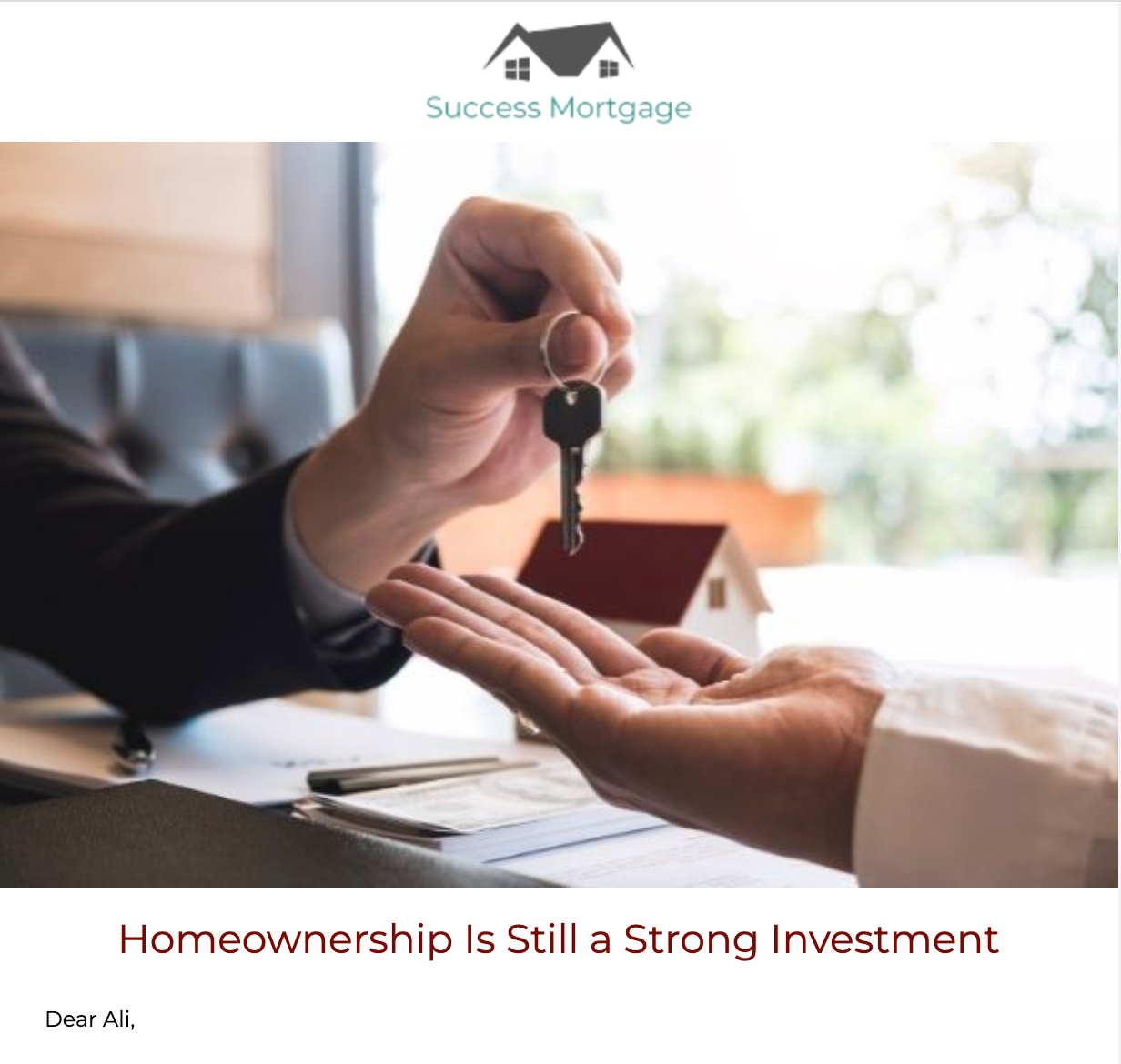 Homeownership Investment