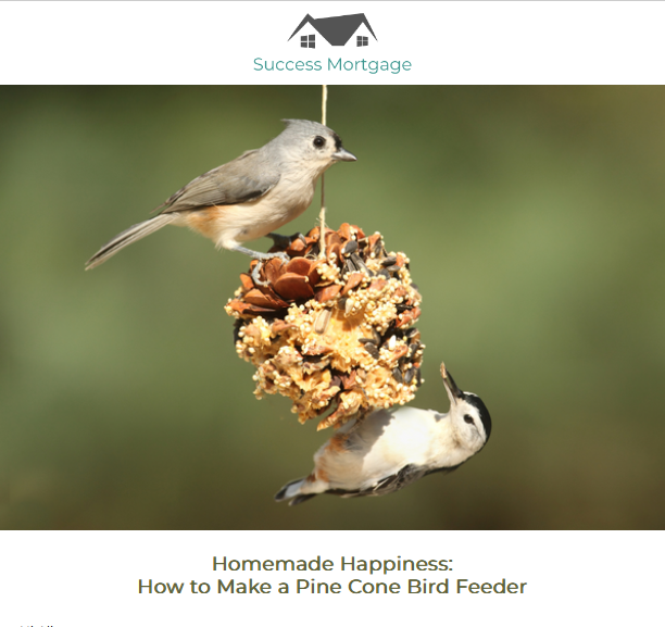 Homemade Happiness: How to Make a Pine Cone Bird Feeder